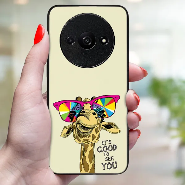 MY ART Ochranný kryt pre Xiaomi Redmi A3 GIRAFFE (180)