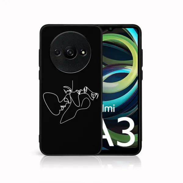 MY ART Ochranný kryt pre Xiaomi Redmi A3 FACES (196)