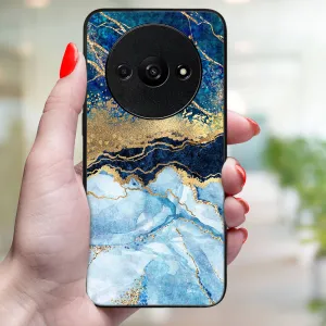 MY ART Ochranný kryt pre Xiaomi Redmi A3 BLUE MARBLE (141)