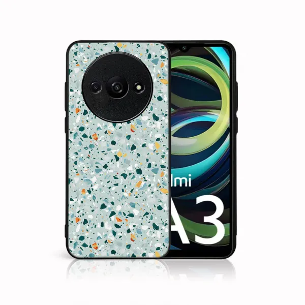 MY ART Ochranný kryt pre Xiaomi Redmi A3 BLUE TERRAZZO (164)