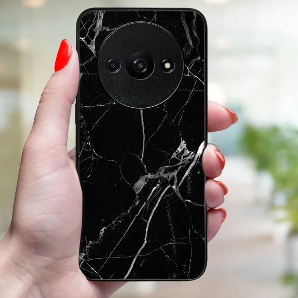 MY ART Ochranný kryt pre Xiaomi Redmi A3 BLACK MARBLE (142)