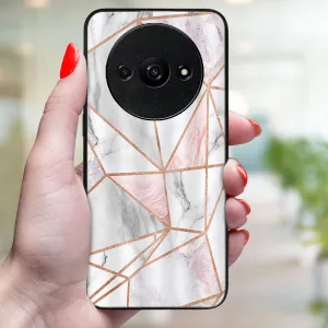 MY ART Ochranný kryt pre Xiaomi Redmi A3 PINK MARBLE (143)
