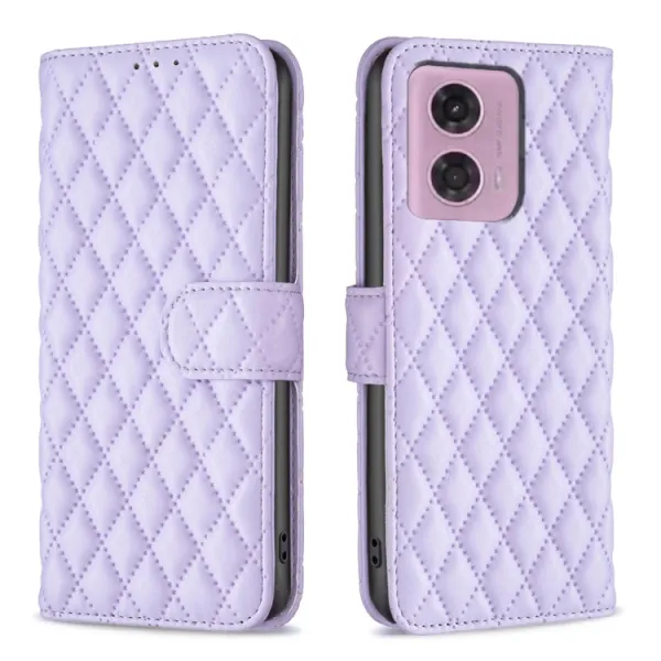 LATTICE Ochranné puzdro pre Motorola Moto E14 fialové