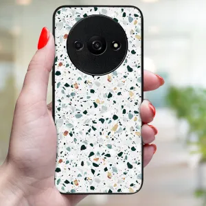 MY ART Ochranný kryt pre Xiaomi Redmi A3 GREY TERRAZZO (163)