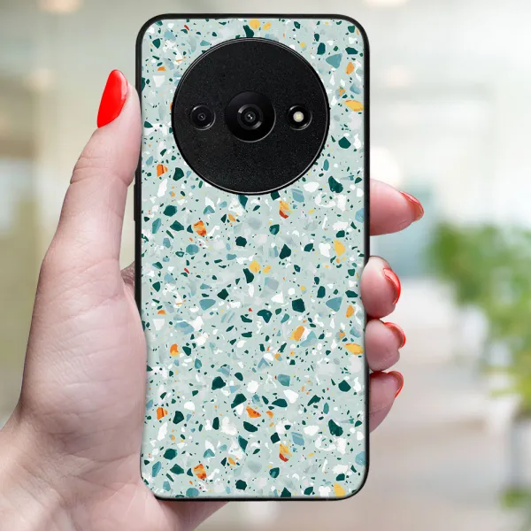 MY ART Ochranný kryt pre Xiaomi Redmi A3 BLUE TERRAZZO (164)