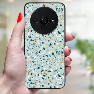 MY ART Ochranný kryt pre Xiaomi Redmi A3 BLUE TERRAZZO (164)