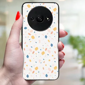 MY ART Ochranný kryt pre Xiaomi Redmi A3 ORANGE TERRAZZO (165)