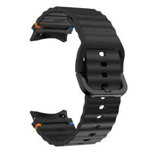 WAVE Silikónový remienok pre Samsung Galaxy Watch 7 (40mm / 44mm) čierny