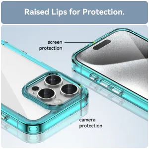 CRYSTAL Ochranný kryt pre Apple iPhone 16 Pro tyrkysový