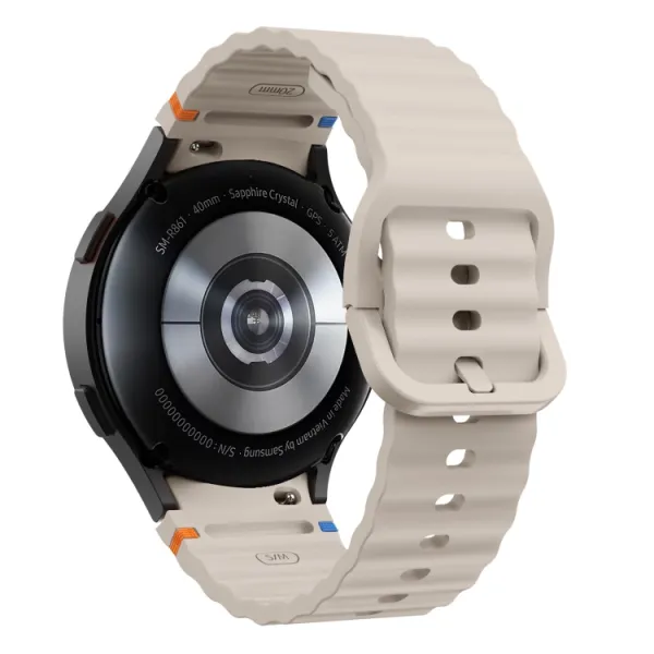 WAVE Silikónový remienok pre Samsung Galaxy Watch 7 (40mm / 44mm) STARLIGHT