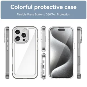 CRYSTAL Ochranný kryt pre Apple iPhone 16 Pro priehľadný