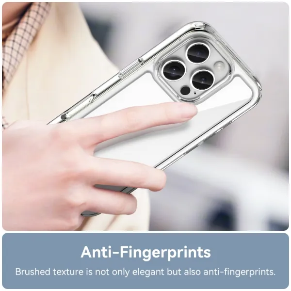 CRYSTAL Ochranný kryt pre Apple iPhone 16 Pro priehľadný