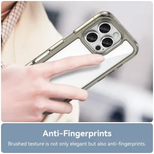 CRYSTAL Ochranný kryt pre Apple iPhone 16 Pro šedý