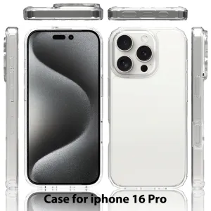 SHOCK Extra odolný kryt Apple iPhone 16 Pro čierny