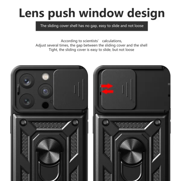 RING CAMERA Kryt s držiakom pre Apple iPhone 16 Pro modrý