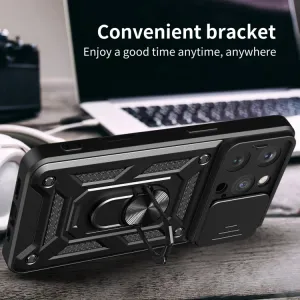 RING CAMERA Kryt s držiakom pre Apple iPhone 16 Pro modrý