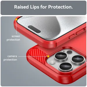 FLEXI TPU Ochranný kryt Apple iPhone 16 Pro červený