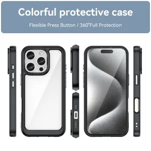 CRYSTAL Ochranný kryt pre Apple iPhone 16 Pro čierny