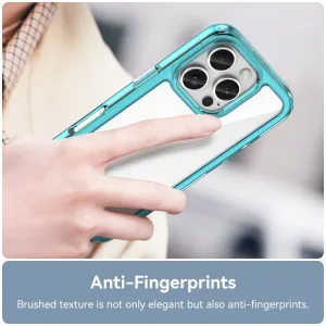 CRYSTAL Ochranný kryt pre Apple iPhone 16 Pro tyrkysový