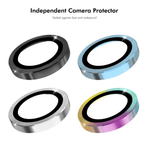 ENKAY ALU Sklo pre fotoaparát Apple iPhone 16 Pro / 16 Pro Max hnedé