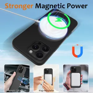 RUBBER MAGSAFE Silikónový kryt pre Apple iPhone 16 Pro čierny