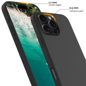 RUBBER MAGSAFE Silikónový kryt pre Apple iPhone 16 Pro čierny