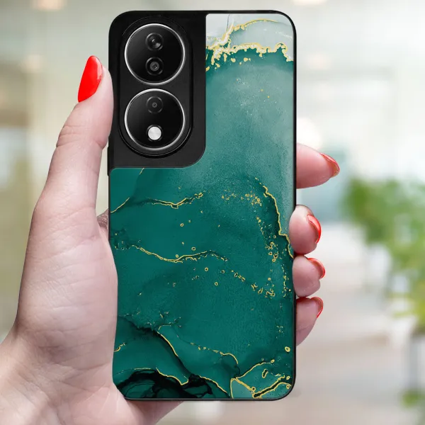 MY ART Ochranný kryt pre Honor X7b GREEN MARBLE (145)