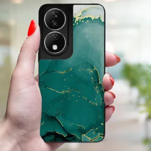 MY ART Ochranný kryt pre Honor X7b GREEN MARBLE (145)