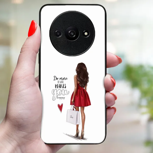 MY ART Ochranný kryt pre Xiaomi Redmi A3 RED DRESS (137)