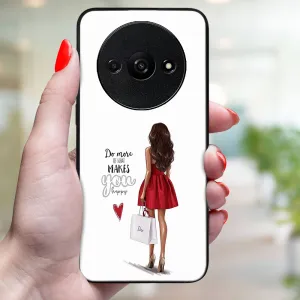 MY ART Ochranný kryt pre Xiaomi Redmi A3 RED DRESS (137)