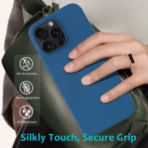 RUBBER Ochranný kryt pre Apple iPhone 16 Pro modrý