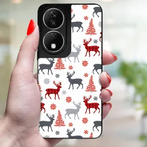 MY ART Kryt s vianočným dizajnom Honor X7b DEER (068)