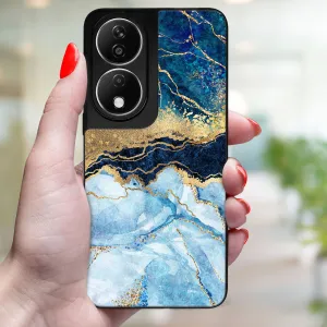 MY ART Ochranný kryt pre Honor X7b BLUE MARBLE (141)