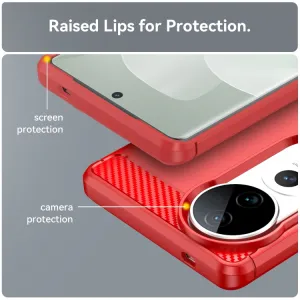 FLEXI TPU Ochranný kryt Vivo V40 5G červený