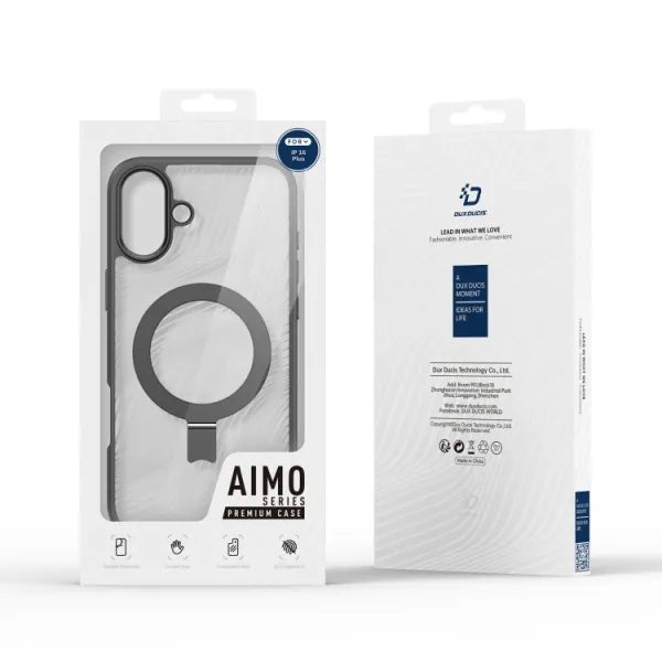 DUX AIMO MAGSAFE Ochranný kryt pre Apple iPhone 16 čierny