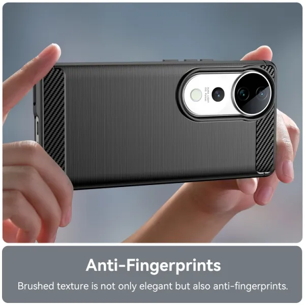 FLEXI TPU Ochranný kryt Vivo V40 5G čierny