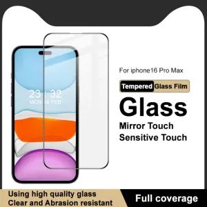 IMAK 3D Tvrdené ochranné sklo pre Apple iPhone 16 Pro Max