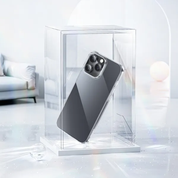 BOROFONE ICE Ochranný kryt pre Apple iPhone 16 Pro priehľadný