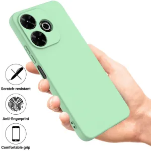 RUBBER Ochranný obal pre Xiaomi Redmi 13 zelený