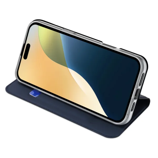 DUX Zaklápacie puzdro pre Apple iPhone 16 Plus modré