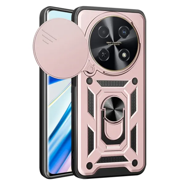 RING CAMERA Kryt s držiakom pre Huawei nova 12i ružový
