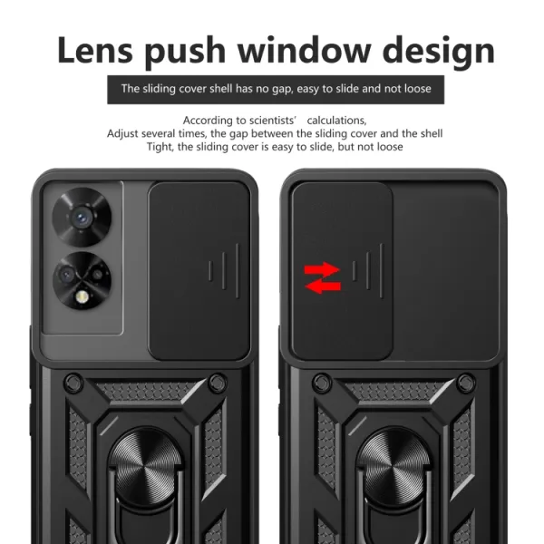 RING CAMERA Kryt s držiakom pre TCL 50 SE čierny