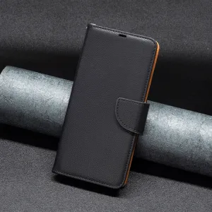 LITCHI Peňaženkové puzdro pre Apple iPhone 16 čierne
