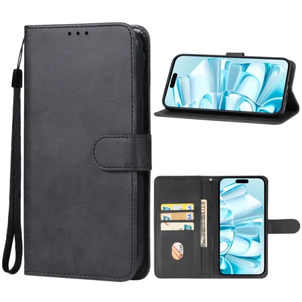 SMOOTH Peňaženkové puzdro pre Apple iPhone 16 Plus čierne