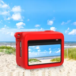 PULUZ Silikónový obal pre nabíjacie puzdro Insta360 GO 3 / Insta360 GO 3S červený