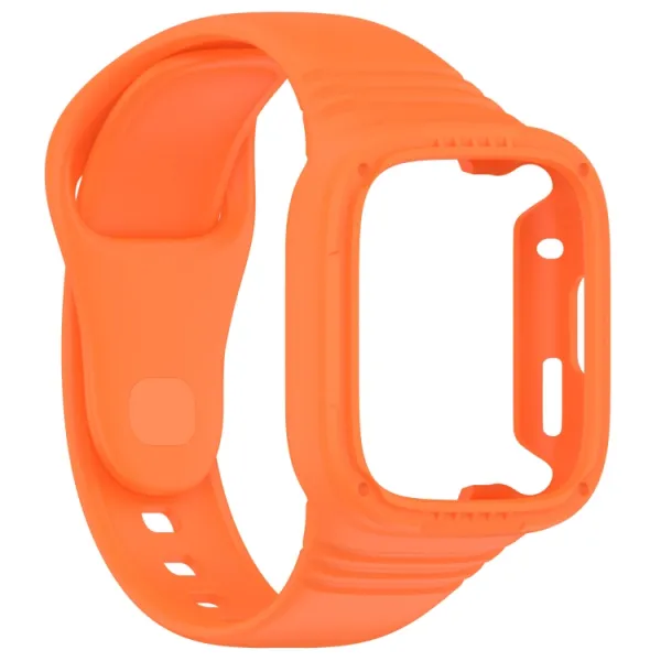 GLACIER Ochranné puzdro s remienkom pre Xiaomi Redmi Watch 3 oranžové