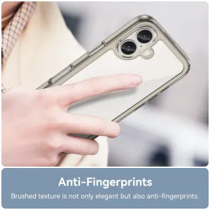 CRYSTAL Ochranný kryt pre Apple iPhone 16 Plus šedý