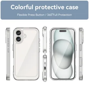 CRYSTAL Ochranný kryt pre Apple iPhone 16 Plus priehľadný
