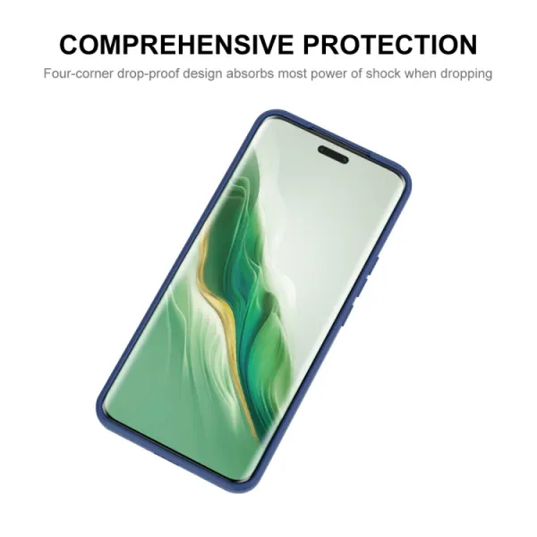ENKAY RUBBER Ochranný kryt pre Honor Magic6 Pro 5G tmavomodrý