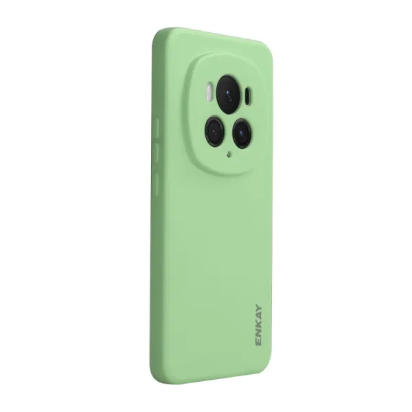 ENKAY RUBBER Ochranný kryt pre Honor Magic6 Pro 5G svetlozelený